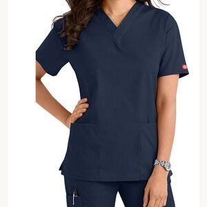 Dickies EDS Signature V-Neck Scrub Top NWT